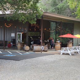 Exterior outside entrance of Shed Creek Cellar - Tasting room - Napa, California Exterior outside entrance of Shed Creek Cellar - Tasting room - Napa, California