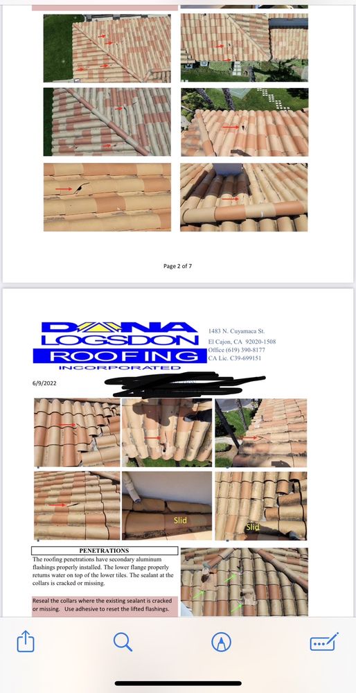 Slide of Dana Logsdon Roofing & Solar