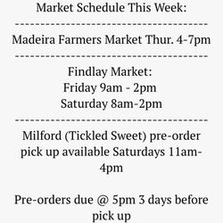 Happy Pies - They are available at Madeira and Milford farmers markets.