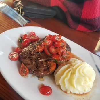 Nepenthe - Rib eye and potatoes - New American Near Me - Big Sur, California