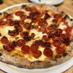 Cane Rosso - Roni One $19 Pepperoni, bacon marmalade, tomato sauce, house mozzarella