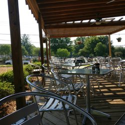 Cafe Strudel - Outdoor seating.