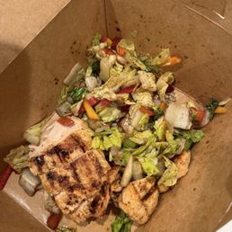 $24 GRILLED CHICKEN BREAST spinach & broccolini salad, balsamic reduction, beet purée. $24 GRILLED CHICKEN BREAST spinach & broccolini salad, balsamic reduction, beet purée.