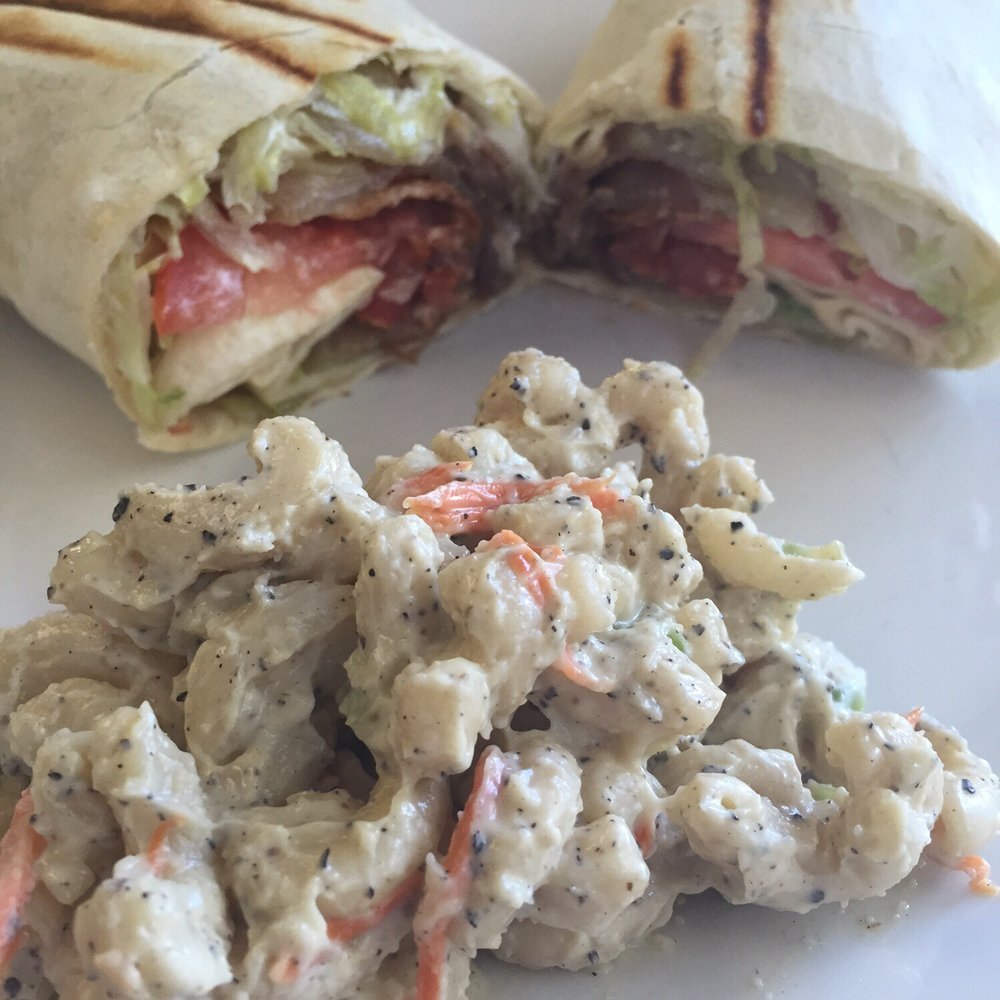 Black Forest Deli - BLT Wrap w/ Mac Salad - Delis Near Me - Bethlehem, Pennsylvania Black Forest Deli - BLT Wrap w/ Mac Salad - Delis Near Me - Bethlehem, Pennsylvania