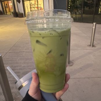 Merit Coffee - iced matcha w coconut milk - Coffee & Tea Near Me - Dallas, Texas