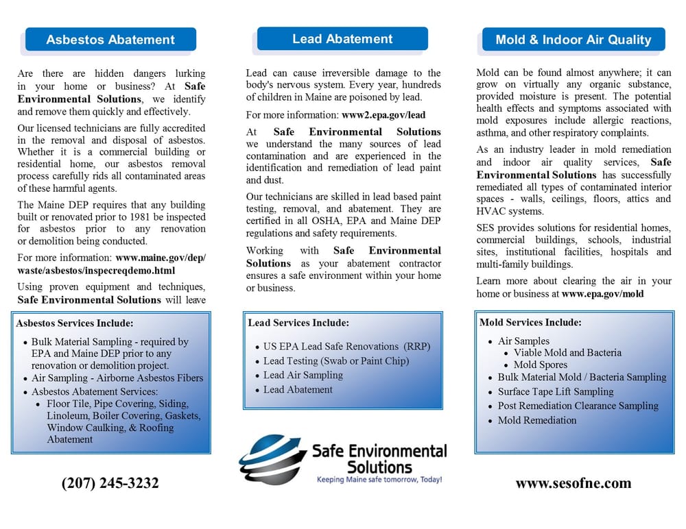 Safe Environmental Solutions - mold inspector in Thorndike, ME