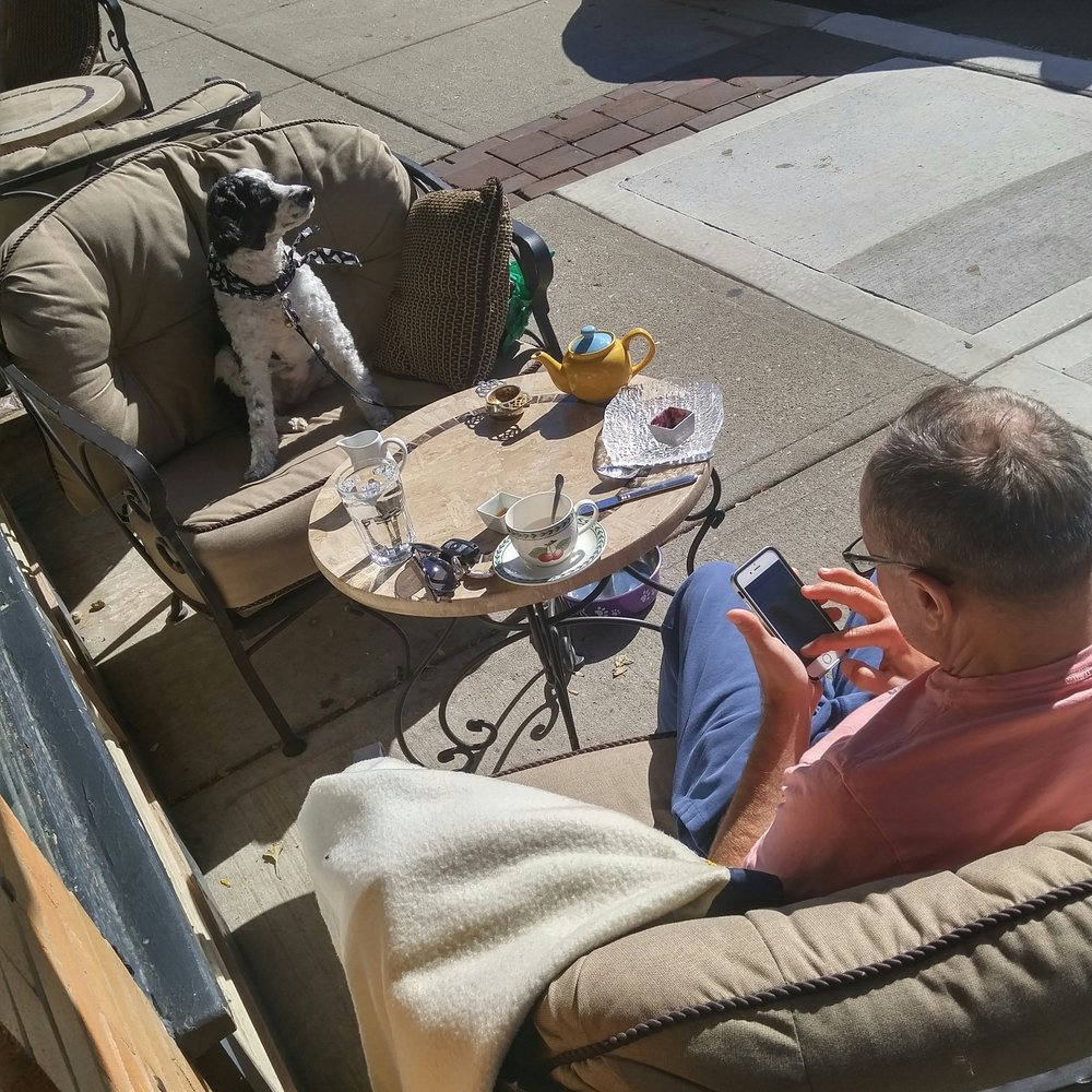 Suzette's Creperie - Bring your pal for a bit of tea on Sunday morning. - French Near Me - Wheaton, Illinois