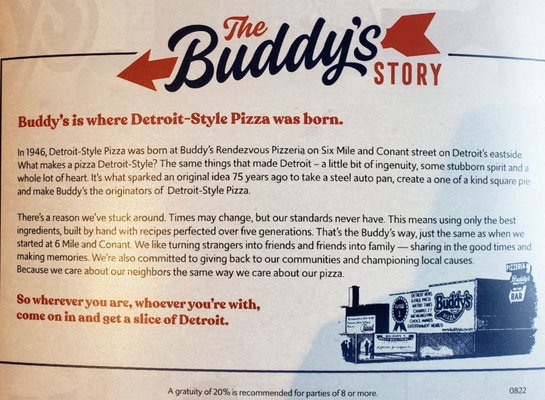 Buddy's Pizza by null
