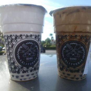 Boba Ave 8090 - Lg Original yogurt ($5.95). Lg messy milk tea ($4.25). Boba $0.58 extra, large is $0.88 - Bubble Tea Near Me - Rancho Cucamonga, California Boba Ave 8090 - Lg Original yogurt ($5.95). Lg messy milk tea ($4.25). Boba $0.58 extra, large is $0.88 - Bubble Tea Near Me - Rancho Cucamonga, California