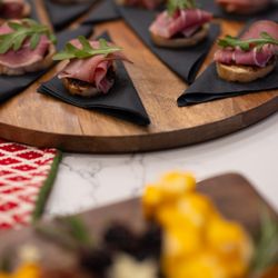 Experience by Chef Nate - Brie, Fig, and Prosciutto Crostini