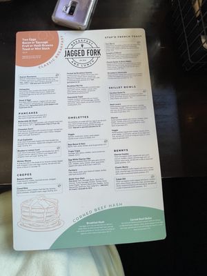 Menu photo 1 The Jagged Fork West Bloomfield Township, MI