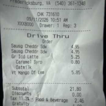 Starbucks - Coffee & Tea Near Me - Fredericksburg, Virginia