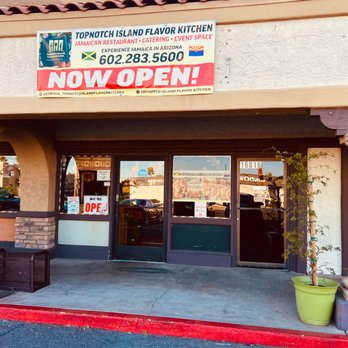 Topnotch Island Flavor Kitchen - front - Caribbean Near Me - Phoenix, Arizona Topnotch Island Flavor Kitchen - front - Caribbean Near Me - Phoenix, Arizona