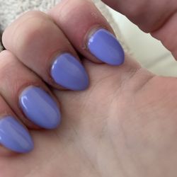 Studio Nails - These were my nails right after the appointment and you can tell that they already look grown out and most of them are crooked
