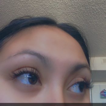 Lashes By Tenshi - My first round-- 12 mm C curl 60 volume. - Eyelash Service Near Me - Los Angeles, California