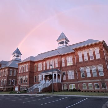 Aiken County Public Library - Rainbow over the library. - Libraries Near Me - Aiken, South Carolina