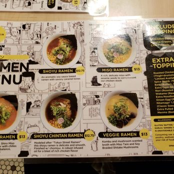 Bantam King - Ramen menu 02/2019 - Ramen Near Me - Washington, DC, District of Columbia