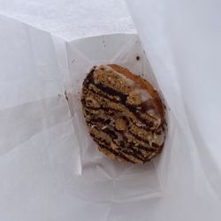 Naz-O-Nut Doughnuts - What's in the bag? Chocolate VANILLA CHOC CHIP COOKIE W/CHOC DRIZZLE