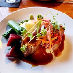 Millan’s Restaurant - Seared tuna special. Attractive and delicious!