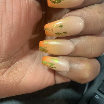 Diamond Nail Spa - Orange color? Not coral pink.. - Nail Salons Near Me - Indianapolis, Indiana