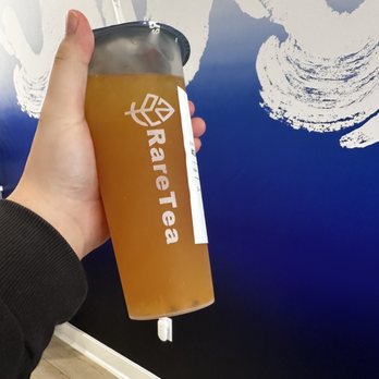 Rare Tea Sugar Land - Passion fruit mango green tea - Bubble Tea Near Me - Sugar Land, Texas