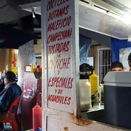 The menu. El menu
