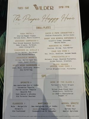 Menu photo 8 The Wilder Fort Lauderdale, FL