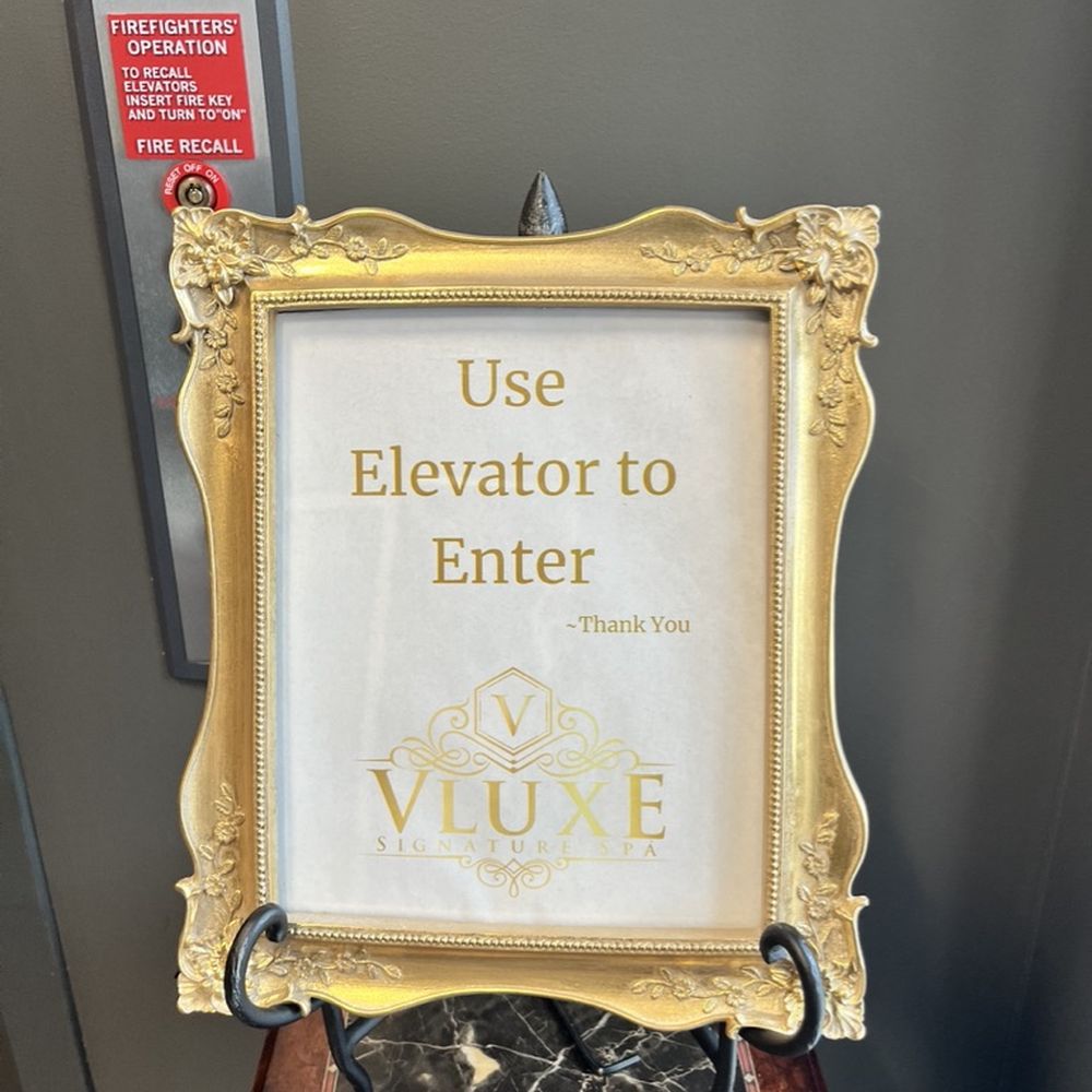 VLUXE  Signature  Spa - Signage - Day Spas Near Me - Concord, North Carolina