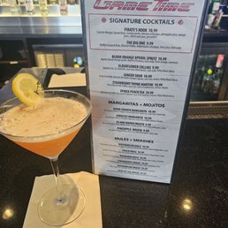 Strawberry thyme martini $10.99