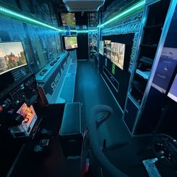 Rolling Game Station - Safe, clean, climate controlled environment!
