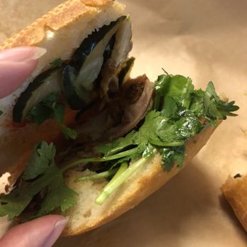 DragonEats - That's why my sandwich was so much smaller today. Barely any duck and no pickled daikon and carrots. - Vietnamese Near Me - San Francisco, California DragonEats - That's why my sandwich was so much smaller today. Barely any duck and no pickled daikon and carrots. - Vietnamese Near Me - San Francisco, California