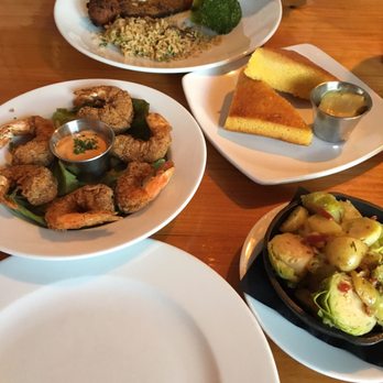 Blue Marlin - Shrimp and blackened grouper - New American Near Me - Bradenton Beach, Florida