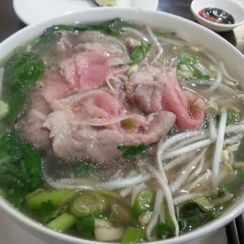Gia Minh - #10 Rare beef. Pho Tai small $7.25 - Vietnamese Near Me - Vancouver, British Columbia