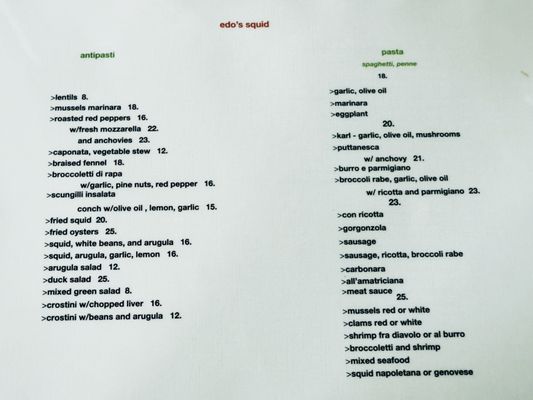 Menu photo 2 Edo's Squid Richmond, VA Menu photo 2 Edo's Squid Richmond, VA