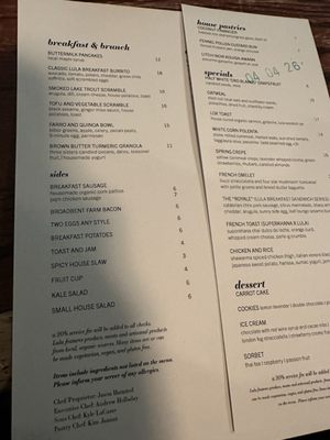 Menu photo 6 Lula Cafe Chicago, IL