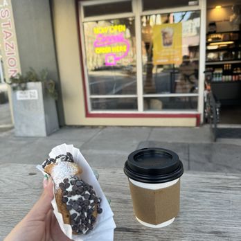 La Stazione - Nutella latte and cannoli - Coffee & Tea Near Me - San Francisco, California La Stazione - Nutella latte and cannoli - Coffee & Tea Near Me - San Francisco, California