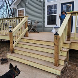 Anderson Handyman Service - Finished deck railing