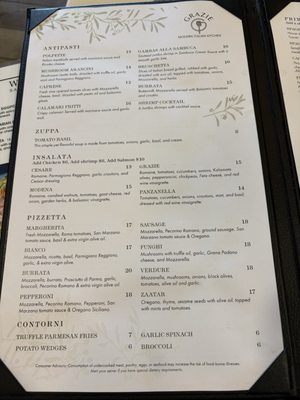 Menu photo 7 Grazie Modern Italian Kitchen Orlando, FL