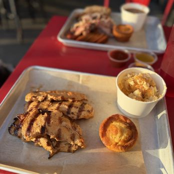 Capelo's Barbecue - Grilled Chicken, Mac N Cheese, & Corn Muffin - Barbeque Near Me - Redwood City, California Capelo's Barbecue - Grilled Chicken, Mac N Cheese, & Corn Muffin - Barbeque Near Me - Redwood City, California