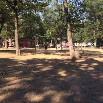 Alcona Park - Playground by bathrooms and showers. - Parks Near Me - Glennie, Michigan