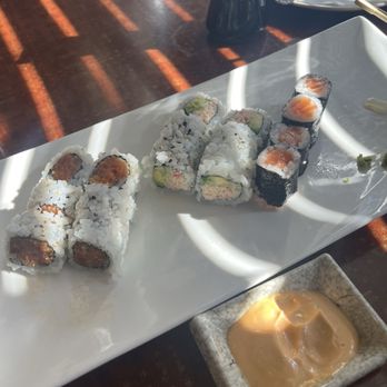 Katana Sushi - F18. Spicy Tuna with Crunch F5. California Roll F1. Salmon Roll - Sushi Bars Near Me - Elkridge, Maryland Katana Sushi - F18. Spicy Tuna with Crunch F5. California Roll F1. Salmon Roll - Sushi Bars Near Me - Elkridge, Maryland