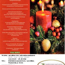 Rheinterrassen Rees - Lecker Advents Buffet-2018!