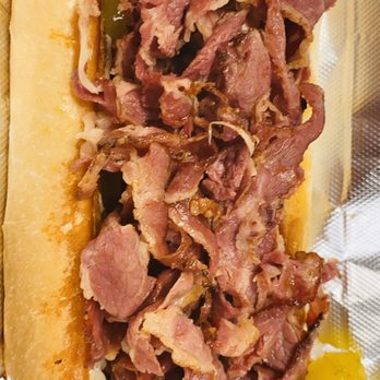 Frostee’s - a sandwich with meat and pickles - Fast Food Near Me - Bakersfield, California