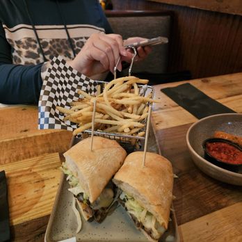 Clark’s Restaurant - Cheesesteak and rosemary fries - Chicken Shop Near Me - Pittsburgh, Pennsylvania