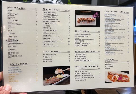 Menu photo 4 Sho Sushi Centennial, CO