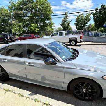 Mobile Tint Shop - Front and rear side tinted windows - Auto Glass Services Near Me - East Boston, Massachusetts