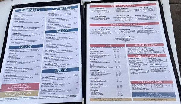 Menu photo 2 Tower39 Rooftop Lounge Carlsbad, CA