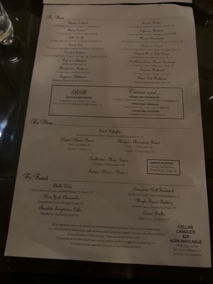 Menu photo 8 The Cellar - A Wine Library Pasadena, CA Menu photo 8 The Cellar - A Wine Library Pasadena, CA