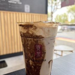 Crème brulee brown sugar milk tea