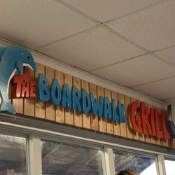 The Boardwalk Grill - Inside signage